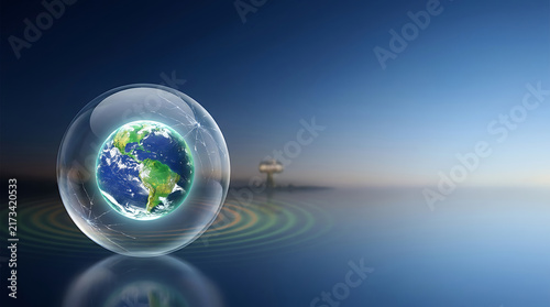 Obraz na płótnie Earth Protection from Nuclear Threats