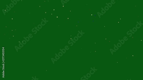 Colorful confetti party popper explosion animation,transparent alpha channel, green screen background,realistic party celebration overlay,transparent alpha channel,seamless loop, 4k