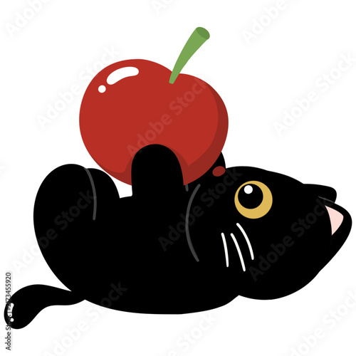 Black cats and cherry 