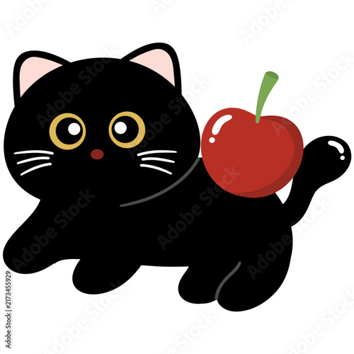 Black cats and cherry 