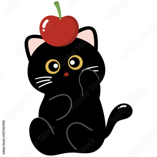 Black cats and cherry 
