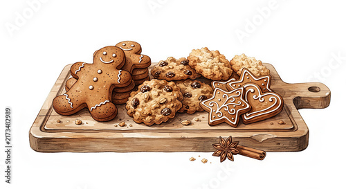 christmas gingerbread cookies