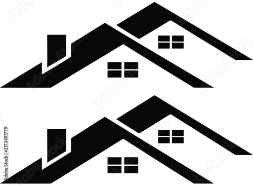 House Roof Real Estate Modern Logo Vector Design