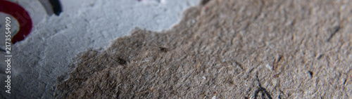 Earthy Brown Fibrous Recycled Material Abstract Texture Panorama Background with Soft Shallow Focus Ideal for Subtle Visuals and Ample Copy Space