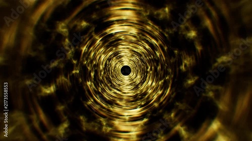 Gold Vortex Background Loop
