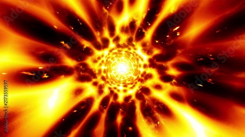 Abstract Mesh Pattern Fire Effects