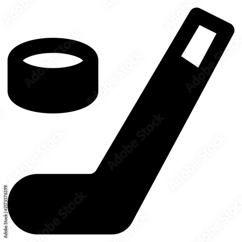 ice hockey icon illustration