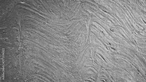 Canvas Print Full Frame Close Up of Wavy Textured Concrete Cement Wall Surface Background