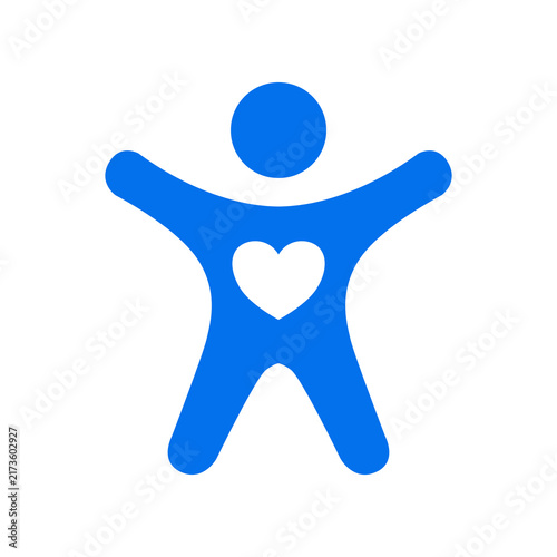 Healthy People Vector Logo Template Icon Design