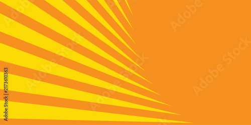 Orange starburst background vector design, orange abstract ray burst gradient background, radial sunburst illustration