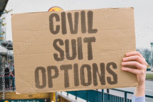 Foto "Civil suit options" Legal recourse for exchange negligence