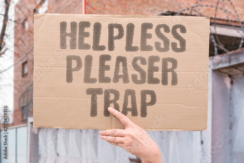 Photography "Helpless pleaser trap" Accommodation destroys self-efficacy