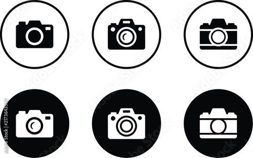 Foto Camera icon vector, photo camera symbol, photography device, digital image captu