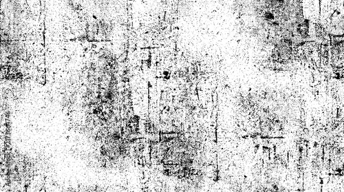 Seamless grunge texture with distressed overlay, black and white abstract pattern for background design isolated on transparent background