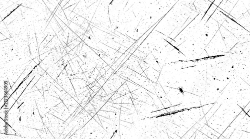 Foto Seamless grunge texture with scratches and distressed marks isolated on transpar