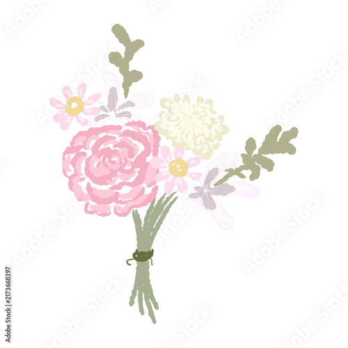 bouquet of flowers no background