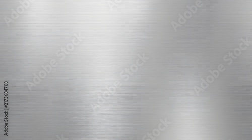 Abstract smooth brushed silver metal surface texture background.