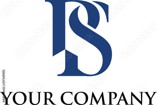 Modern construction logo featuring the letters BS