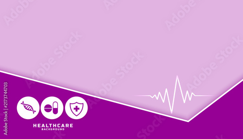 modern health care cardio banner for medical research