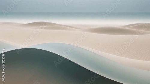waves in the sand