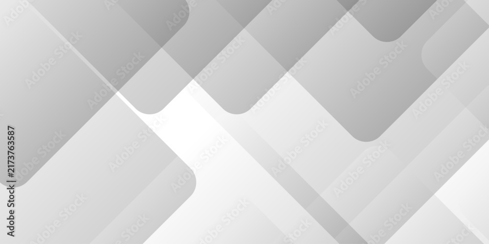 Obraz premium gray overlap technology tech grid triangle business digital curve poster and banner web creative origami square rectangle template background.