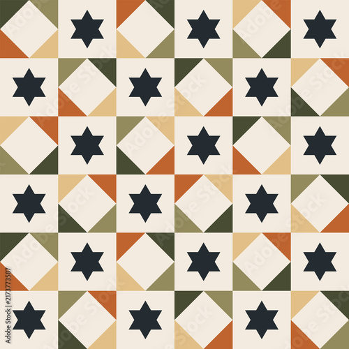 Seamless overlapping cross square pattern. Geometric pattern lattice line with overlapping rounded squares ornament. Graphic design for prints, textiles, wrapping, wallpaper, cards, and paper gifts.