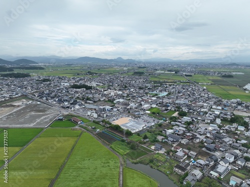滋賀県 安土城跡付近から見る景色 他、観音寺城跡