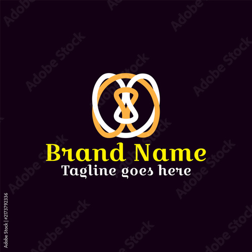 Unity Logo. Impossible effect . Fully Vector Illustration for Business Branding, Creative Symbol Icon Design, Festive ,Sign, Company Card and Spooky Concept Artwork. Editable color.