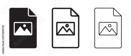 document icons with image preview showing different fill styles for modern design projects