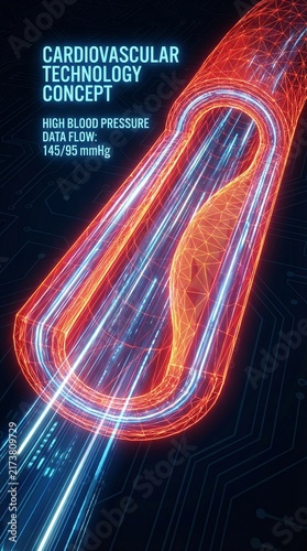 Futuristic Concept of Cardiovascular Technology and Blood Pressure Data