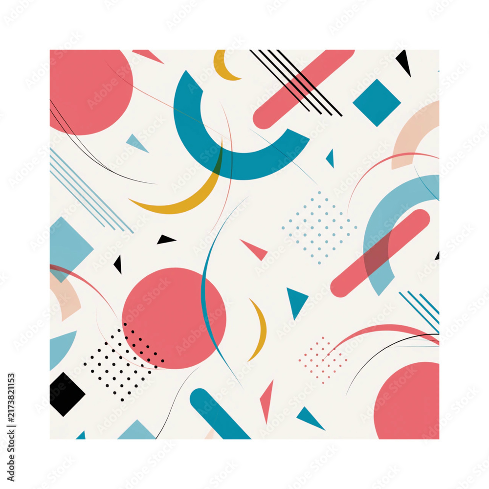 Obraz premium abstract vector background with circles