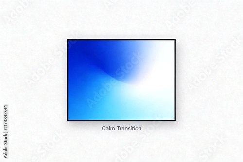 Blue Gradient Transition Art