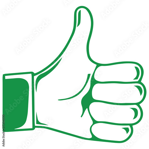 Thumbs Down Positive Feedback Icon