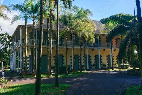 Obraz na płótnie Le Château de Mon Plaisir in the Sir Seewoosagur Ramgoolam Botanical Garden, Mauritius