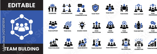 Colorful flat icon set with common symbols and shapes for diverse applications