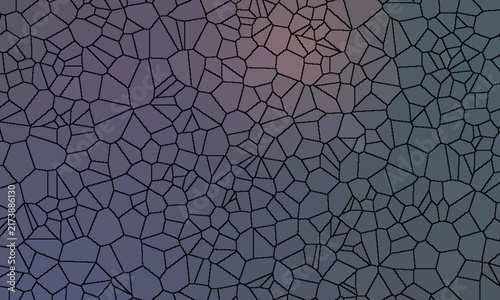 Foto Abstract grey pattern with black stone mosaic cracks and geometric cell shapes
