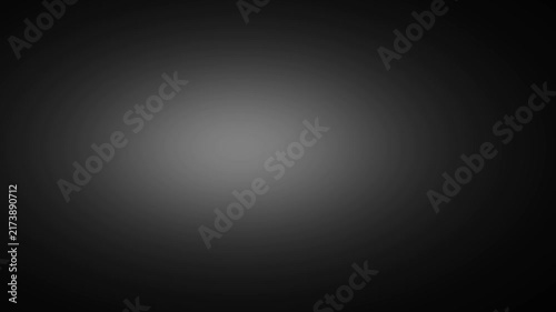 Abstract Dark Vignette Spotlight Effect Moving Across Black Background.