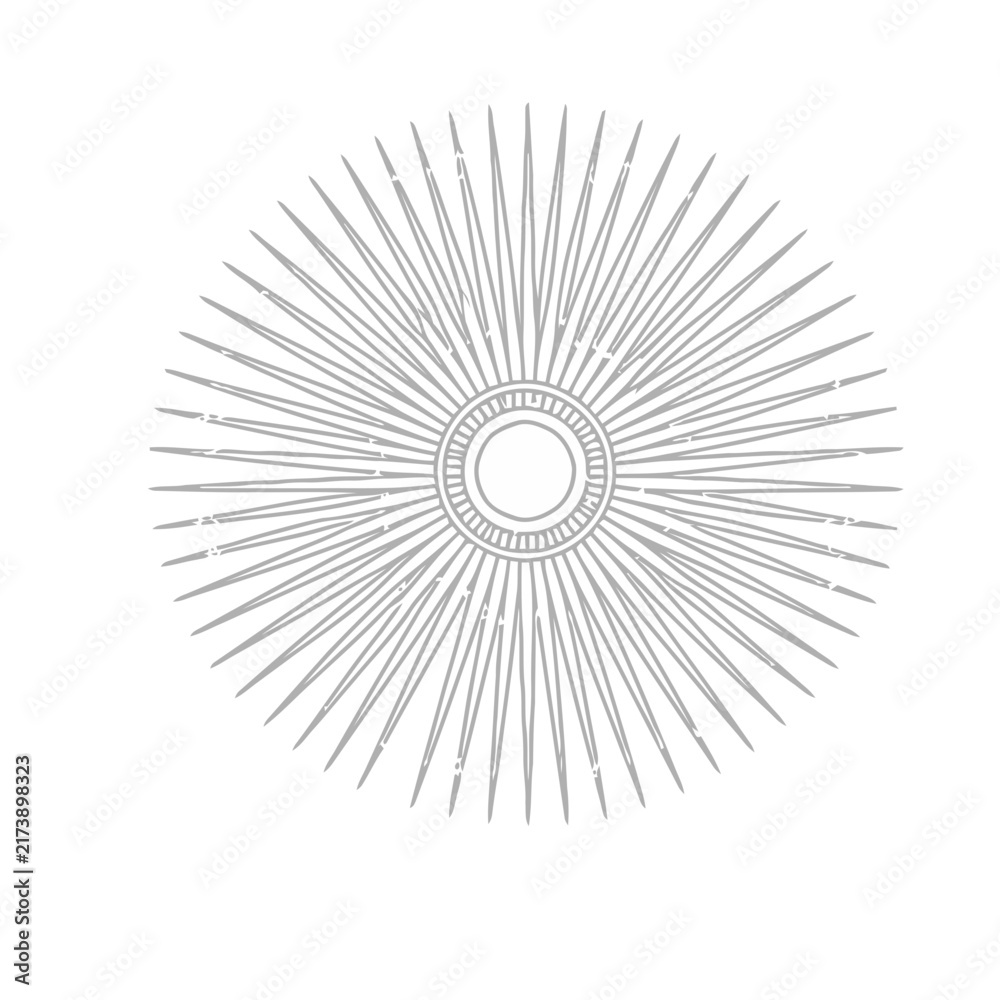 Fototapeta premium Sunburst Graphic