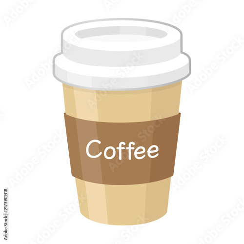 コーヒー・コーヒー紙コップのイラスト・アイコン