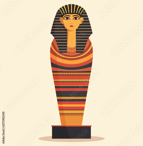 Ancient Egyptian sarcophagus, pharaoh, Ancient Egypt 