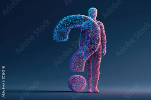 Unknown person icon. Anonymous concept. Question mark. Human silhouette.