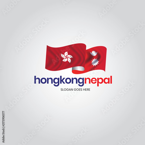 Wall Mural Hongkong Nepal Logo