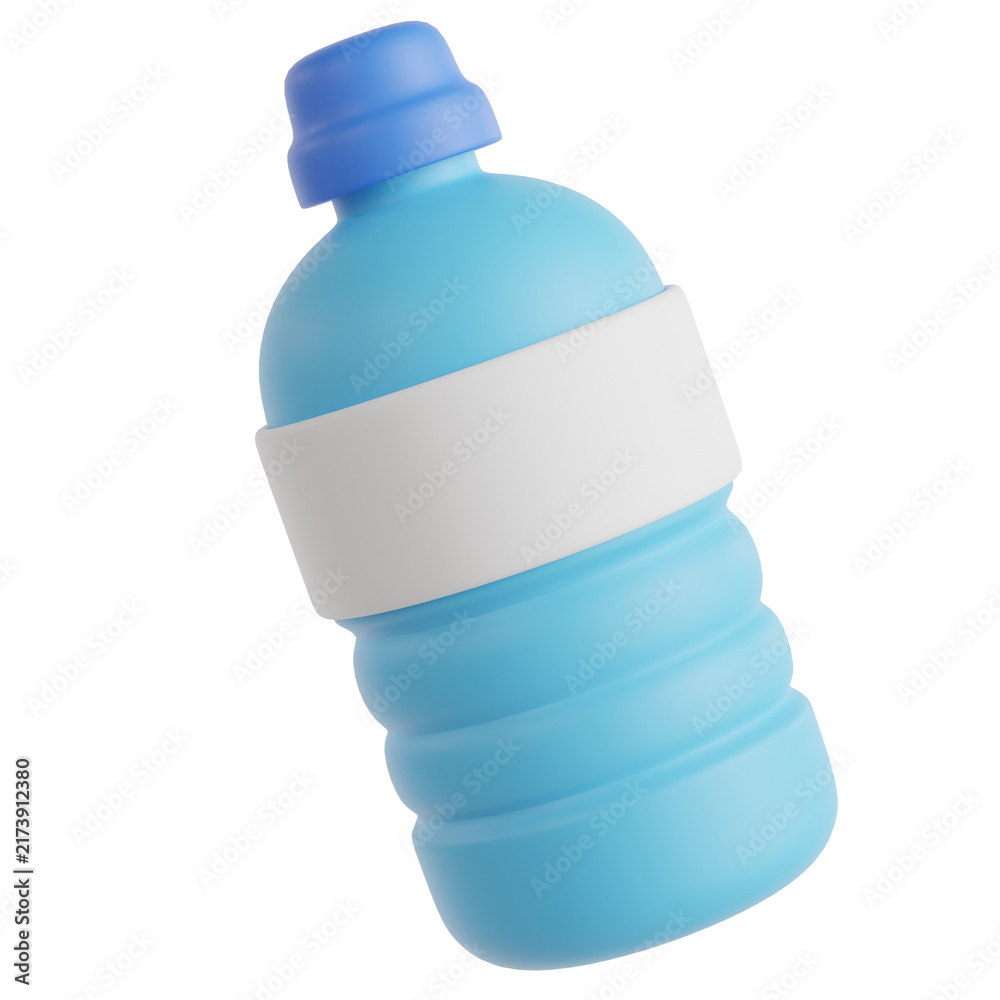 Naklejka premium Sports Water Bottle 3D Icon