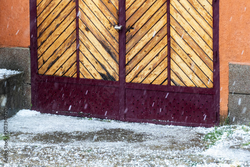 Severe hailstorm