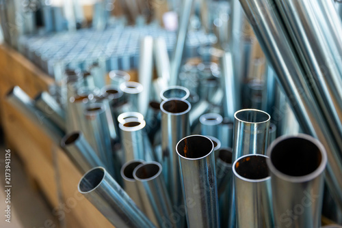 Industrial metal pipes