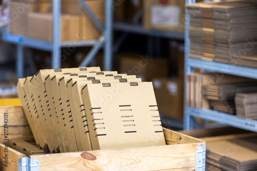 Folded paper boxes