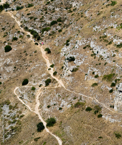 Matera et son paysage rocheux