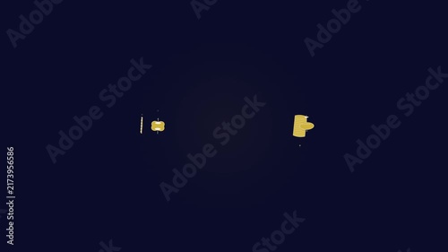 Glowing fireflies flying in dark night sky slow motion