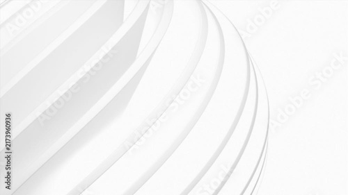 White Abstract Flowing Lines Background Animation.