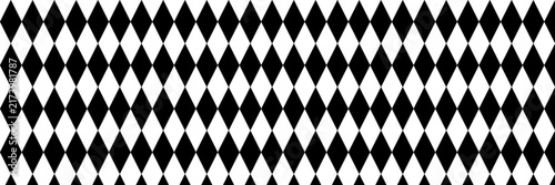 Checkered pattern with diagonal diamond shapes, Classic geometric vector background for design.